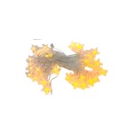 圣诞节28头五角星黄色装饰灯 X028-1-1